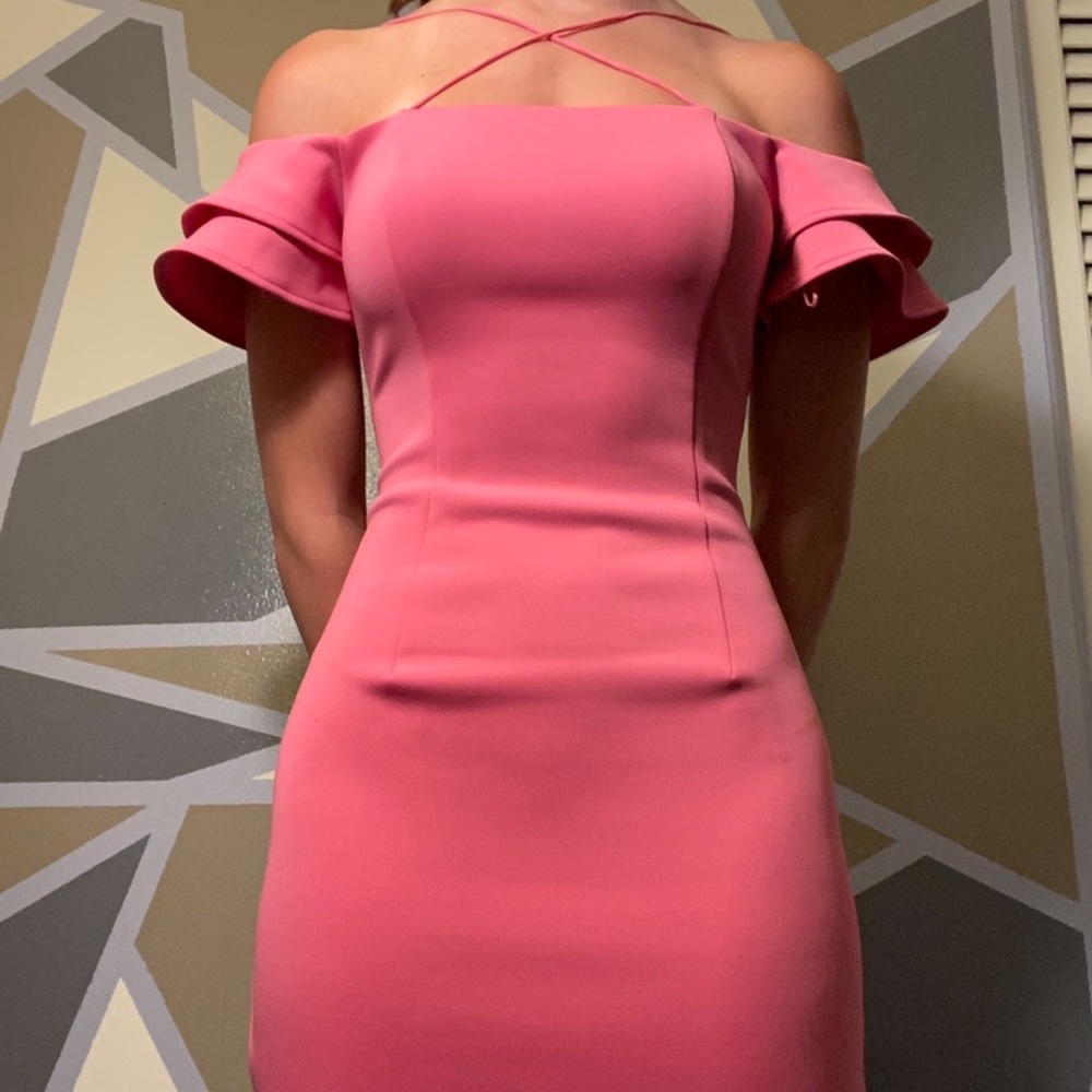 Guess pink dress